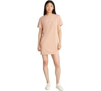 Calvin Klein Vestido Tipo Camiseta Mujer Gradient Monologo tee Corto
