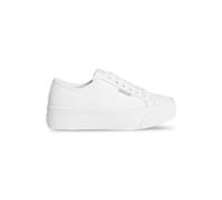 Calvin Klein Vulc Flatform Leather Bright White Talla: 41 | Zapatillas Deportivas Outlet | Mujer | Blanco