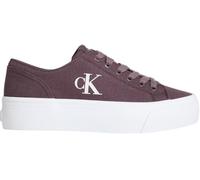 Calvin Klein Vulc Flatform Low CV MG Yw0Yw01763 Low Top para Mujer, Color Gris (Peppercorn), Talla 6
