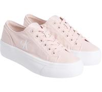 Calvin Klein Vulc Flatform Low CV MG Yw0Yw01763, Parte Superior Baja Mujer, Pink (Silver Peony/Bright White), 41 EU