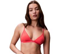 Calvin Klein Women Triangle LV00Q61208 - Camiseta de natación, Color Rosa (Rosa Perforado), Talla L