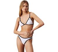 Calvin Klein Women's Cheeky Bikini Other Swim Bottoms, Pvh Classic White, 3XL