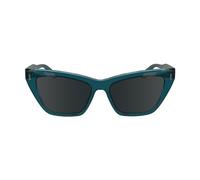 Calvin Klein Women's Sunglasses CK24505S - Petrol with Solid Smoke Lens