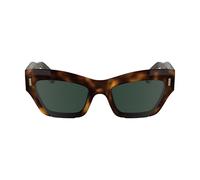 Calvin Klein Women's Sunglasses CK24531S - Havana with Solid Green Lens
