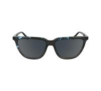 Calvin Klein Women's Sunglasses CK24537S - Blue Havana/Havana with Solid Grey Lens