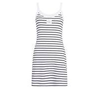 Calvin Klein Woven Label Rib Tank Black/bright White Striped Talla: XL | Mini Vestidos Outlet | Mujer | Blanco