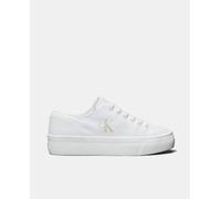 Calvin Klein Zapatillas casuales de plataforma de mujer. Blanco 41