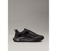 Calvin Klein Zapatillas de hombre tipo runner en nylon reciclado con logo lateral. Negro 44