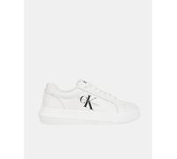 Calvin Klein Sneaker con Suela Cupsole Mujer Chunky Calzado, Blanco (White), 41 EU