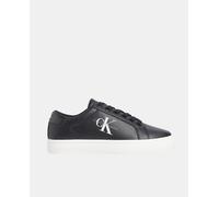 Calvin Klein Zapatillas de mujer tipo casco con monograma. Negro 40