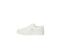 Calvin Klein Vulc Flatform Low CV MG Yw0Yw01763 Low Top para Mujer, Amarillo (anacardo Claro), Talla 6