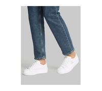 Calvin Klein Sneaker con Suela Vulcanizada Mujer Flatform Low Top, Blanco (Triple Bright White), 39