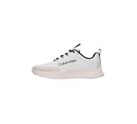 Calvin Klein Light Eva Runn ESS Laceup NY-Su HM0HM02342 Low Top para Hombre, Color Blanco (Blanco Brillante/Negro), 9