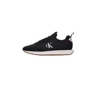 Calvin Klein Yw0Yw02060 - Calcetines Retro para Mujer, con Cordones, Parte Superior Baja, Color Negro (Negro/Blanco Brillante), 4