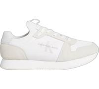 Calvin Klein Jeans RUNNER SOCK LACEUP NY-LTH Zapatilla de Running Hombre, Beige (Bright White/Eggshell), 44 EU