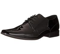 Calvin Klein Zapato Oxford Brodie para hombre, CHAROL NEGRO, 44 EU