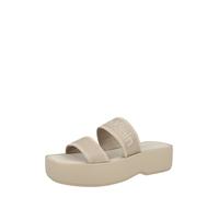 Calvin Klein Flatform Sndl Webbing HW0HW02878 Sandalias planas para mujer, color gris (nómada), talla 5