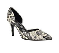 Calvin Klein Zapatos de tacón Gloria para Mujer, Negro/Blanco Snake 005, 37.5 EU