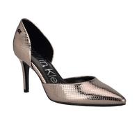 Calvin Klein Zapatos de tacón Gloria para Mujer, Pewter Snake 060, 35.5 EU