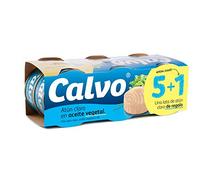 Calvo - Atun Claro Aceite girasol - Pack 5 + 1 - [Pack de 4]