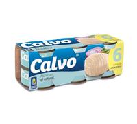 Calvo Atún claro al Natural Pack 6 unidades x 56gr