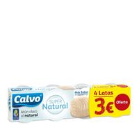 CALVO ATUN CLARO SUPER NATURAL PACK-4 PVP3€