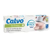 Calvo Atún ECO en Aceite de Oliva Virgen Extra Bilínea Pack3 x 65g