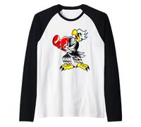 Calvo Eagle Boxer Old School Tattoo Flash Camiseta Manga Raglan