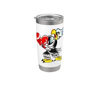 Calvo Eagle Boxer Old School Tattoo Flash Vaso térmico de acero inoxidable de doble pared