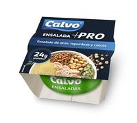 Calvo Ensalada +PRO Atún, Legumbres y Cous Cous 190g