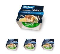 Calvo Ensalada +PRO Atún, Legumbres y Cous Cous 190g (Paquete de 4)