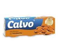 Calvo Mejillones en Escabeche Pack3 x 80g DOP