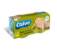 Calvo Pate de Atún con Aceitunas - Paquete de 10 x 150 gr - Total: 1500 gr