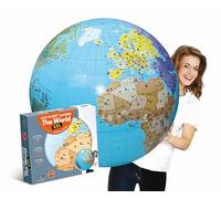 Caly XXL Inflatable Globe The World 85cm, 060ENF, Azul océano