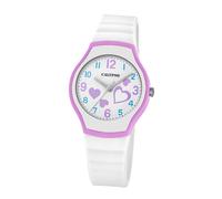 Calypso Chico Reloj Análogo Fashion K5806/1 Reloj de Plástico Blanco UK5806/1