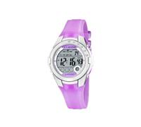 Calypso Chrono - Reloj digital infantil de cuarzo con correa de plástico rosa (luz, cronómetro) - sumergible a 100 metros