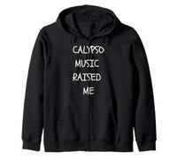 Calypso Music Raised Me Trinidad y Tobago Caribe Sudadera con Capucha