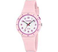 CALYPSO Reloj Analógico Hombre y Mujer | Unisex de Caucho Rosa, Movimiento de Cuarzo, Cristal de Alta Resistencia, Resistente al Agua 10 ATM K5848/1, Sweet Time