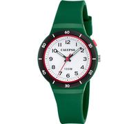 CALYPSO Reloj Analógico Hombre y Mujer - Unisex de Caucho Verde - Movimiento de Cuarzo - Cristal de Alta Resistencia - Resistente al Agua 10 ATM K5848/4 - Sweet Time