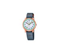 CALYPSO Reloj Analógico Hombre y Mujer - Unisex de Nylon Azul - Movimiento de Cuarzo - Cristal de Alta Resistencia - Resistente al Agua 5 ATM K5811/2