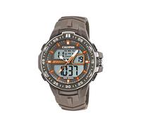 CALYPSO Reloj Digital Hombre Analógico de Caucho - Movimiento de Cuarzo - Resistente al Agua 10 ATM Fecha y Calendario, Cronógrafo, Doble Horario, Luz, Alarma, 12 y 24 Horas K5766 Flash Time