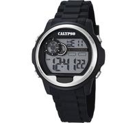 Calypso Reloj digital K5667/1 – Hombre, caucho negro, 10 ATM, cronógrafo y doble horario
