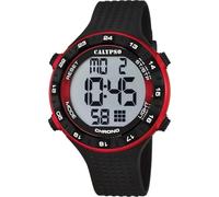 CALYPSO Reloj Digital Hombre de Caucho Negro Reloj Deportivo Hombre