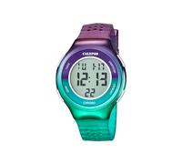 CALYPSO Reloj Digital Hombre y Mujer - Unisex de Caucho - Cristal de Alta Resistencia Fecha y Calendario, Cronógrafo, Doble Horario, Luz, Alarma, 12 y 24 Horas K5841 - Color Splash