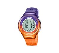 CALYPSO Reloj Digital Hombre y Mujer - Unisex de Caucho Naranja - Cristal de Alta Resistencia Fecha y Calendario, Cronógrafo, Doble Horario, Luz, Alarma, 12 y 24 Horas - Special Prices K5841/3