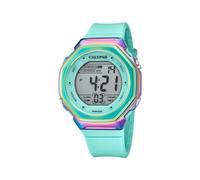 CALYPSO Reloj Digital Hombre y Mujer - Unisex de Caucho Verde - Resistente al Agua 10 ATM Fecha y Calendario, Cronógrafo, Doble Horario, Luz, Alarma, 12 y 24 Horas - Special Prices K5842/1
