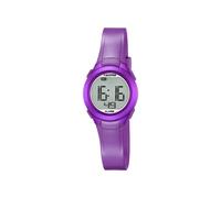 CALYPSO Reloj Digital Unisex con Esfera LCD y Correa de plástico Morado K5677/2, LCD/Morado, Correa