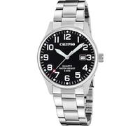 Calypso Reloj Hombre K5860/4 Basic – Acero inoxidable 316l plateado, Cuarzo, Calendario, 5 ATM