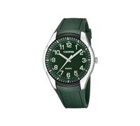CALYPSO Reloj Hombre Analógico de Caucho Verde - Movimiento de Cuarzo - Resistente al Agua 5 ATM - Relojes Hombre K5843/3 Street Style