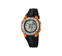 CALYPSO Reloj Modelo K5685/7 de la colección Digital Crush, Caja de 36,6 mm Naranja con Correa de plástico Negro para niño